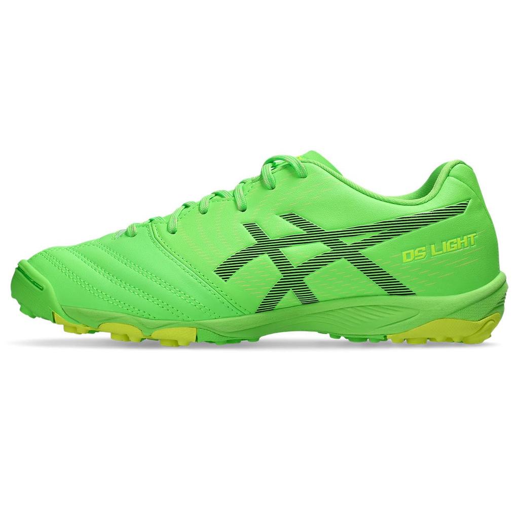 Asics Футбольные бутсы DS LIGHT JR GS TF Размер 300 2E (1104A053), унисекс, (Зеленый геккон/Черный), 22,0 см,