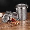 Perforated Stew Seasoning Strainer With Lid Brine Basket Filter Bag  for Braised Cooking