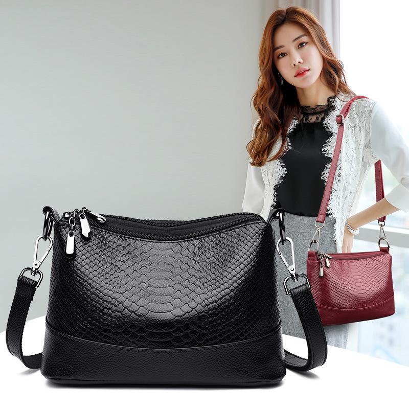 Crocodile Pattern Women Shoulder Bags Pu Leather Small Crossbody Handbags Clutch
