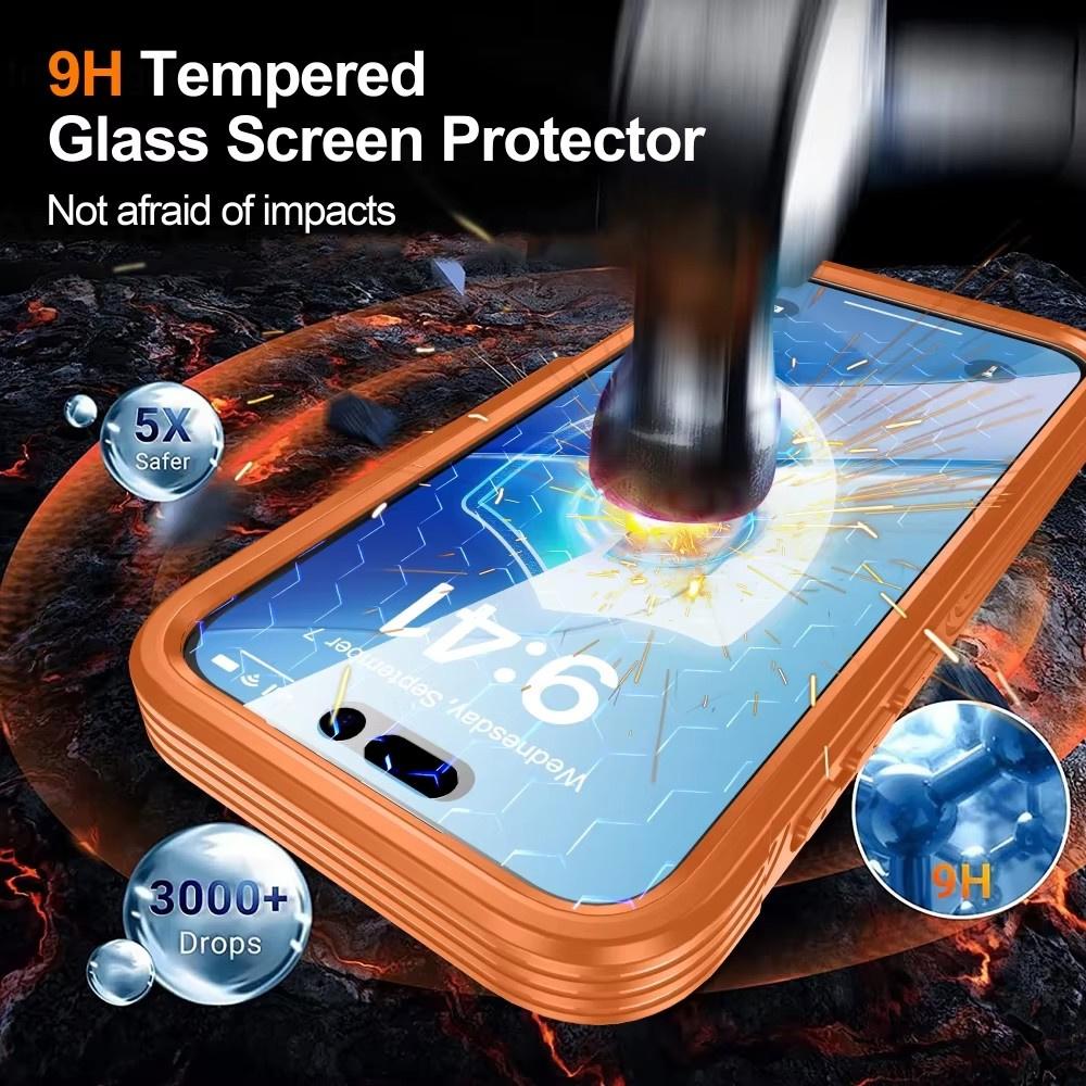 For iphone 13 14 15 16 17 Pro Max Phone case Full Cover Waterproof,for iphone 16 Pro Max Shock Proof 360 protection case