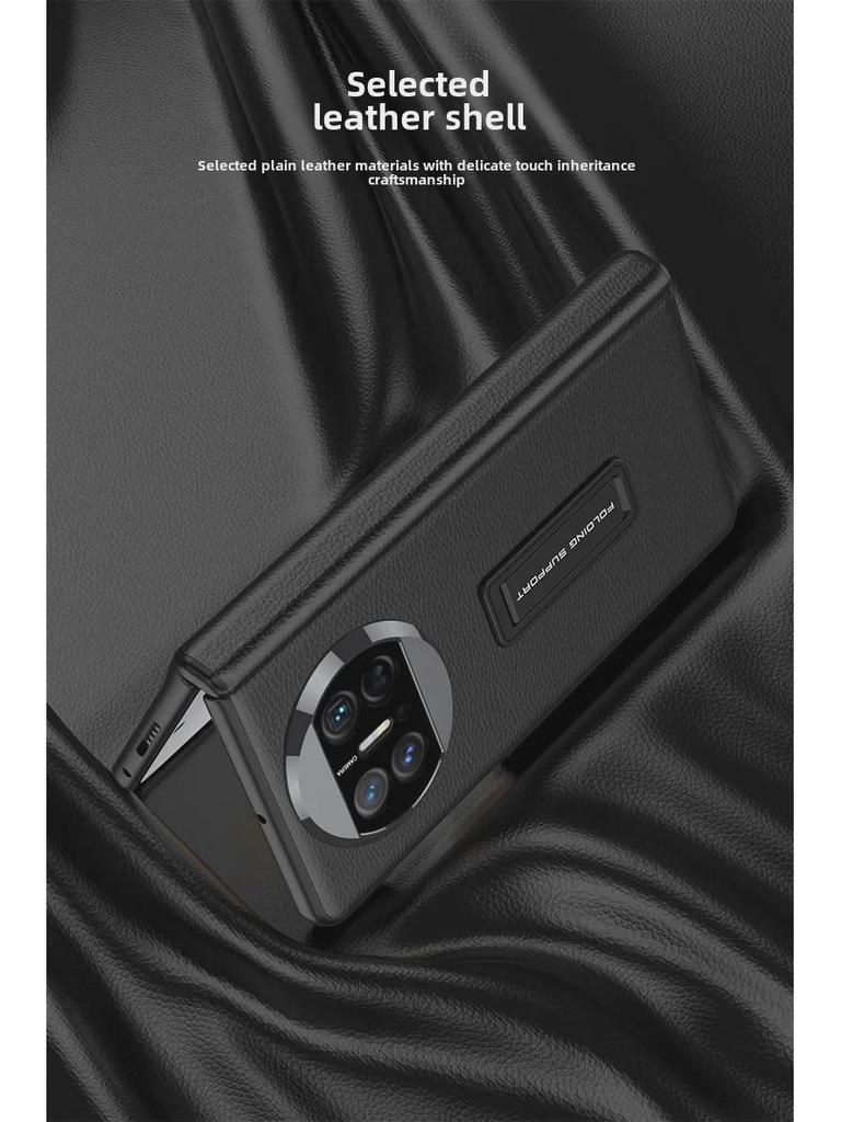 Чехол для Huawei Mate X3 Full-Cover Folding Screen из кожи для телефона — защита от писков и падений
