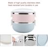 Portable Bento Boxes Adult Lunch Box Stainless Steel Stackable Lunch Box Container Bento Box Food Container (The second layer 1400ml)