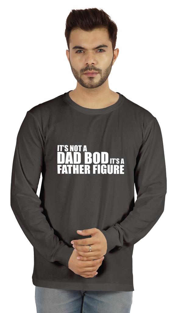 Inkmeso Мужская футболка It's Not A Dad Bod It's A Father Figure Смешные цитаты Папочка футболка