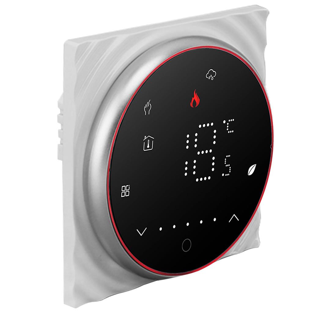 Wireless Thermostat LED Screen High Temperature Control Accuracy Programmable Smart Thermostat for Home Electric Heating AC 95 to 240V