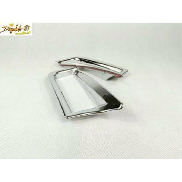 2 Pcs Car ABS Chrome Rear Fog Light Trim Cover Fits For Honda CRV/CR-V 2015-2016