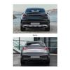 Задний диффузор с насадками для Mercedes GLC63 AMG Coupe