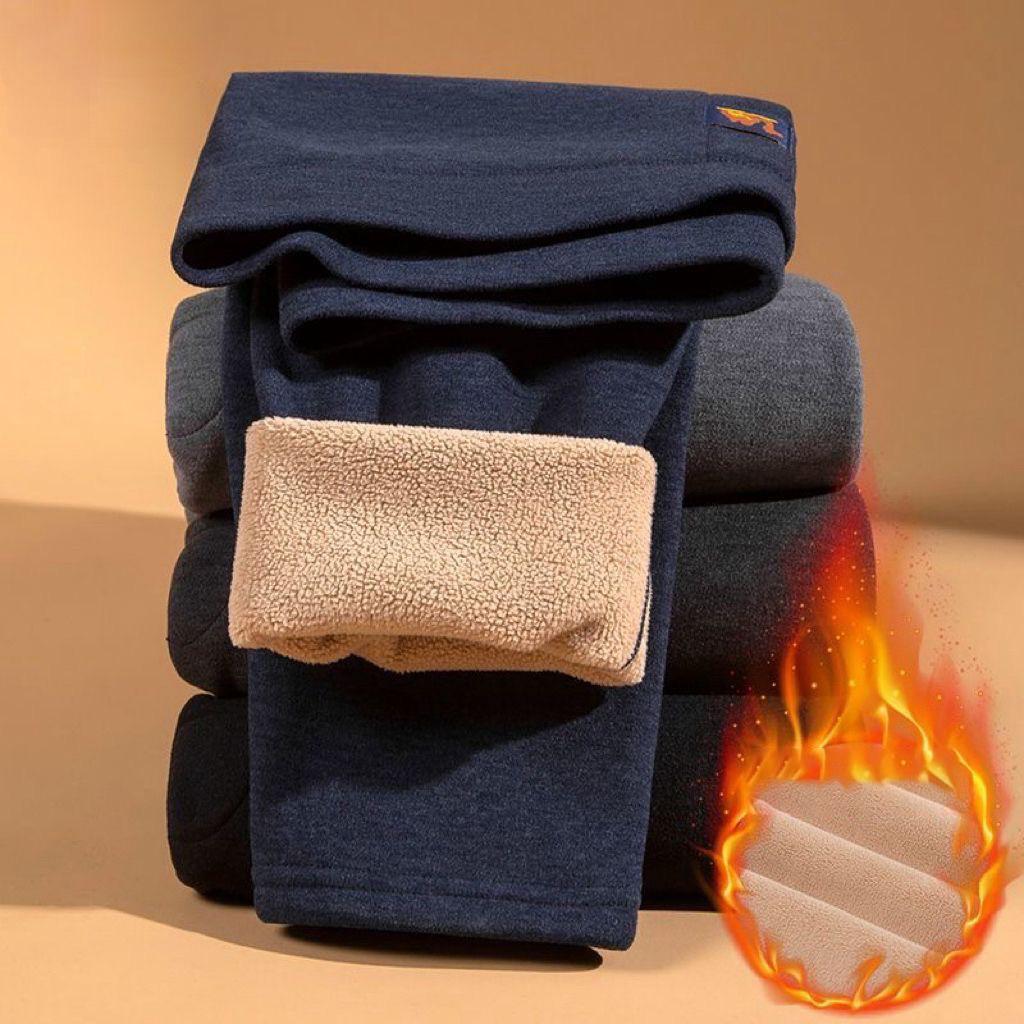 Термобелье Мужская Зимняя Одежда Флис Сохраняющие Тепло Брюки Мягкие Удобные Трусы Домашняя Одежда Дышащие Термо Леггинсы