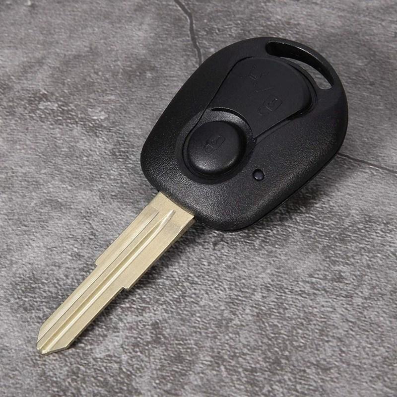 A03E-2 Buttons Remote Key Shell For Ssangyong Actyon Kyron Rexton Uncut Blade Key Fob Cover Case Replacement