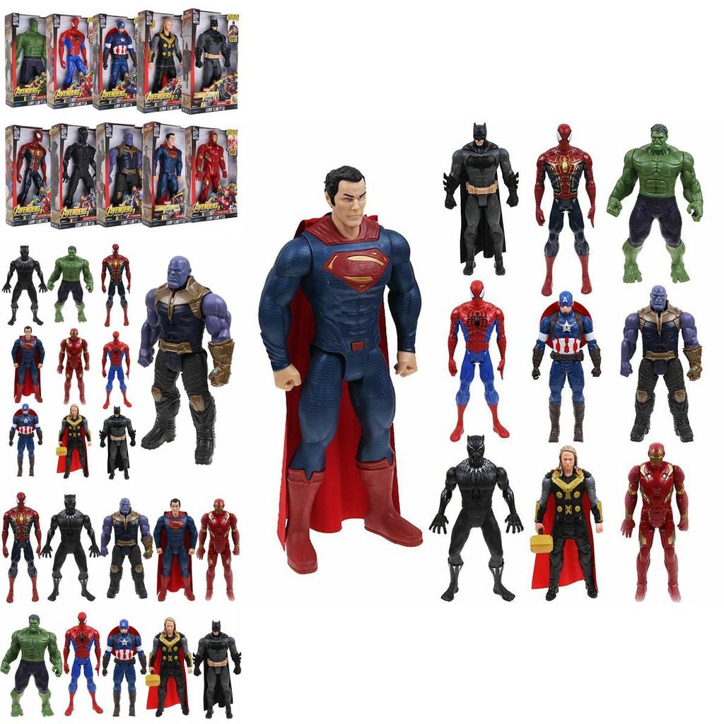 Stunning Avengers Infinity War Hulk Spiderman Thanos 12" Sounding Glowing Figure Toy Ideal Gift For Superhero Enthusiasts