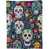 Day Of The Dead Sugar Skull Blanket Flannel Blanket Lightweight Blanket Comfortable Plush Blanket Suitable For Bedroom Living Room Sofa