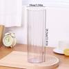 Modern Acrylic Cylinder Vase Striped Style Decorative Bottles  Restaurant Centerpiece