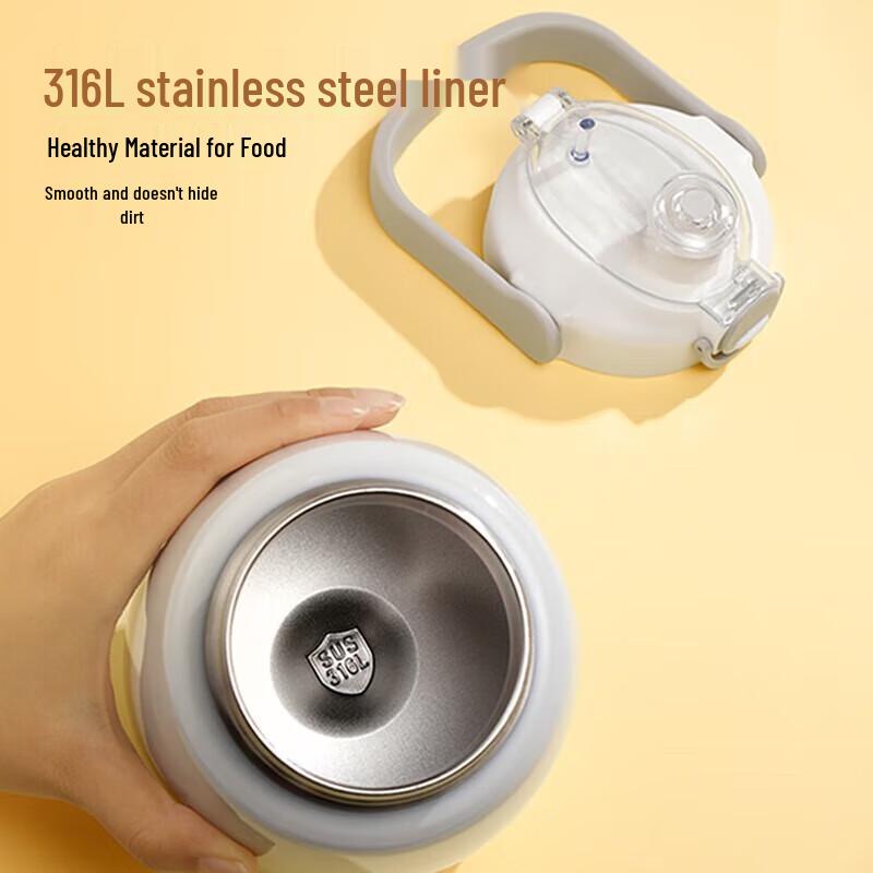 FUGUANG 316L Stainless Steel Large Capacity Insulated Straw Water Bottle