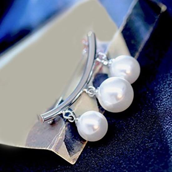 2Pcs Brooch Stylish Elegant Faux Pearl Fashion Vintage Brooch for Wedding