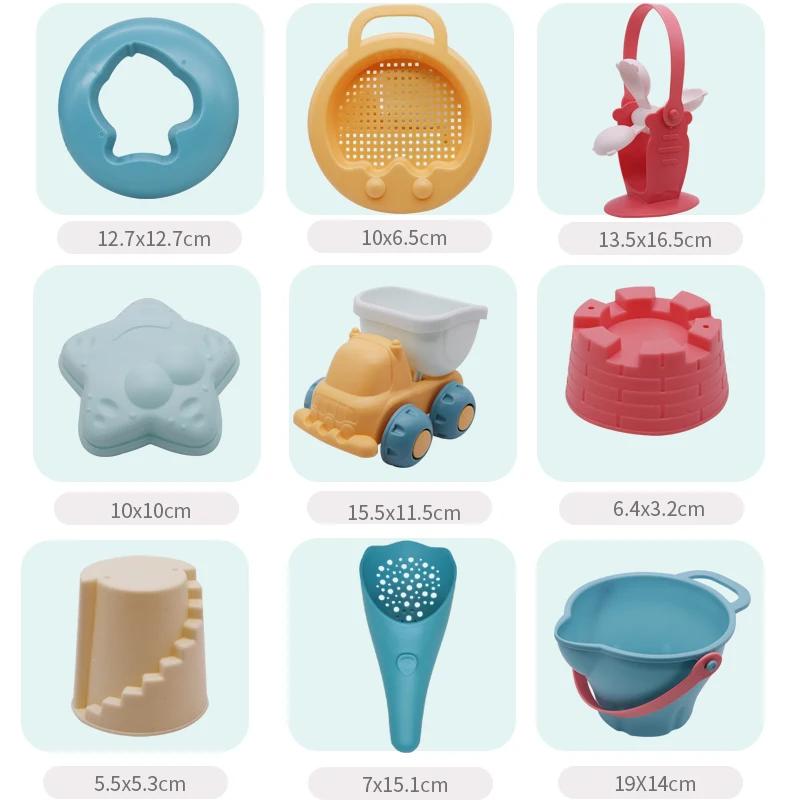 Мягкие резиновые пляжные игрушки для игр на пляже, игр с песком, мягкий материал, летний хит продаж, детский набор игрушек для игр в воде