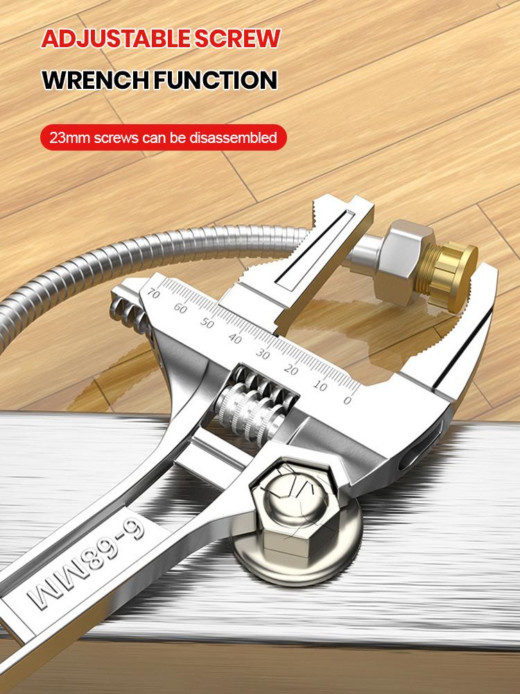 Универсальный набор для ремонта 6-68 мм, ручные инструменты для ванной комнаты, большой трубный ключ, гаечный ключ, разводной гаечный ключ, инструмент для домашнего ремонта, гаечный ключ