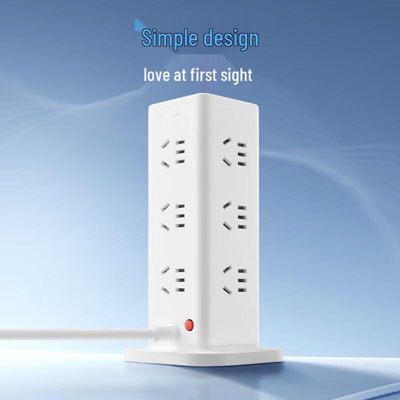 Bull 12-Outlet Office Vertical Power Strip