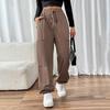 Autumn Casual Sweatpants Women's Pant Pocket Elastic Drawstring Sweatpants