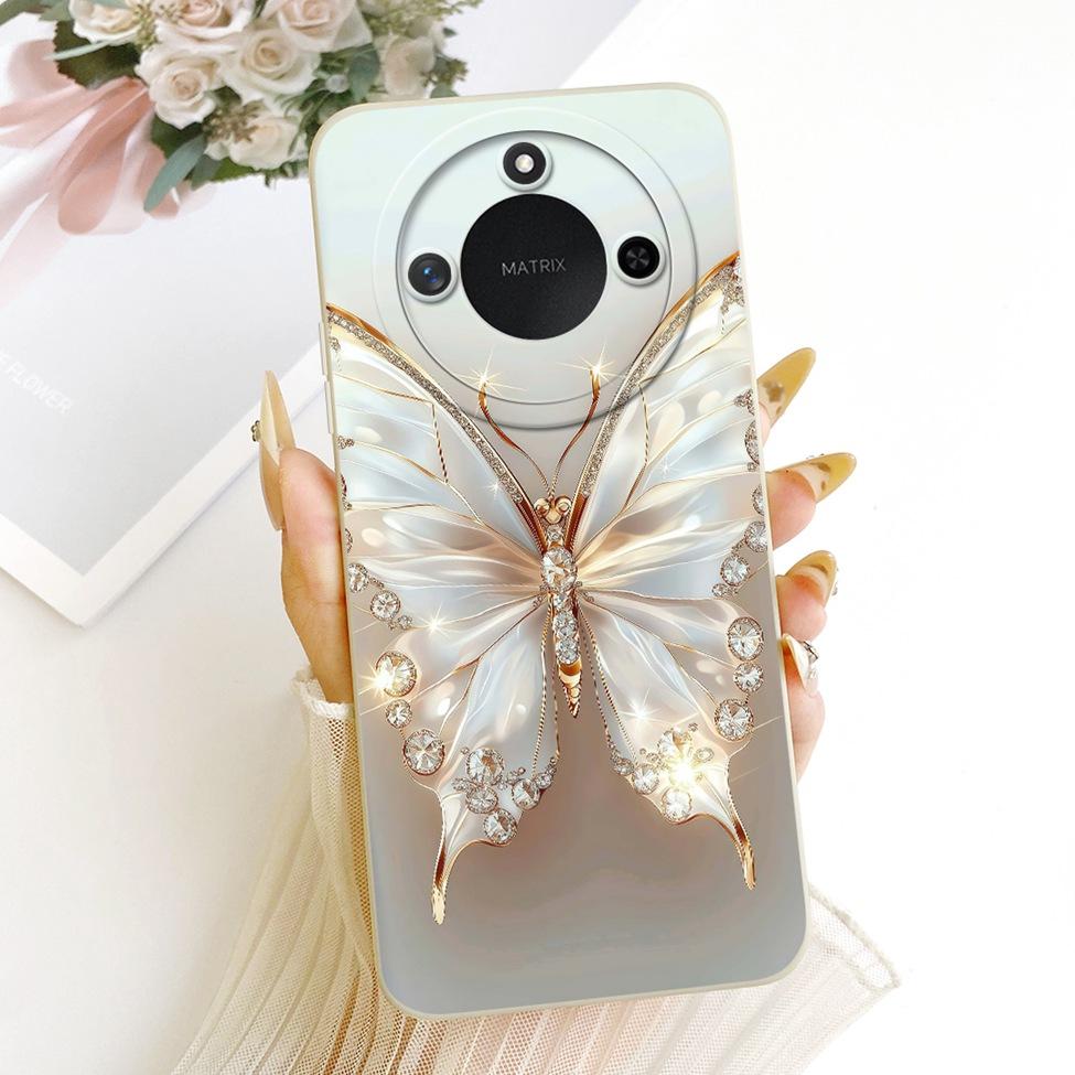 6,8'' Умный чехол-книжка For Honor X9c Силиконовый Модный Роскошный Милый Мультяшный Расписной Чехол Для Honor X9c Умный Чехол