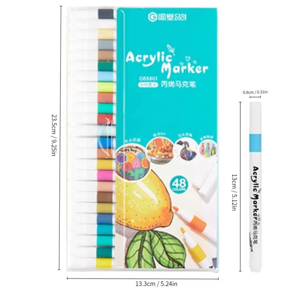 Can Be Stacked Children's Graffiti Pen Color Is Not Transparent Paper Painting Brush