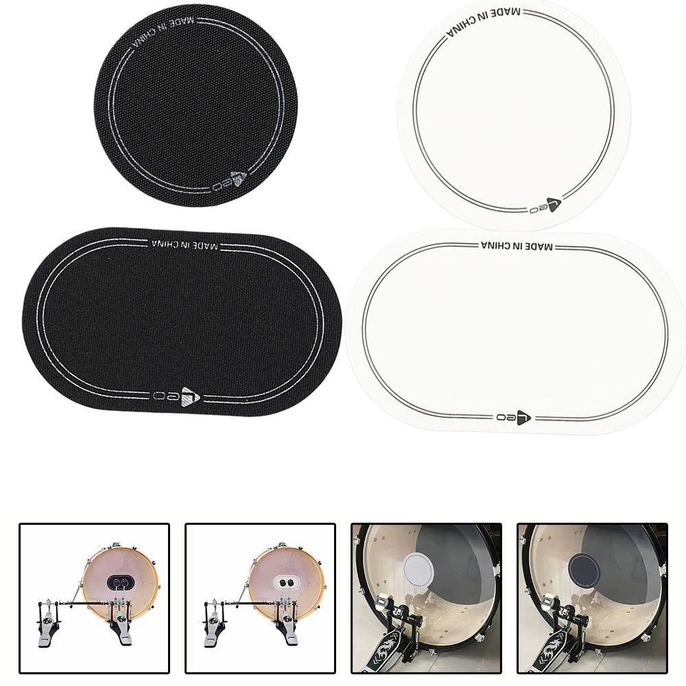 Аксессуары для перкуссии Защитная наклейка на пластик для барабана с двумя/одинарными педалями