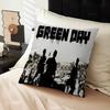G-Green D-Day Band Pillow Gift Home Office Decoration Bedroom Sofa Car Cushion Cover Case 45X45