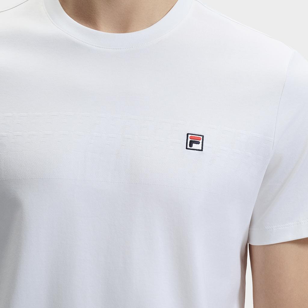 FILA MODERN HERITAGE T Shirt Men's Standard White F11M431101FWT