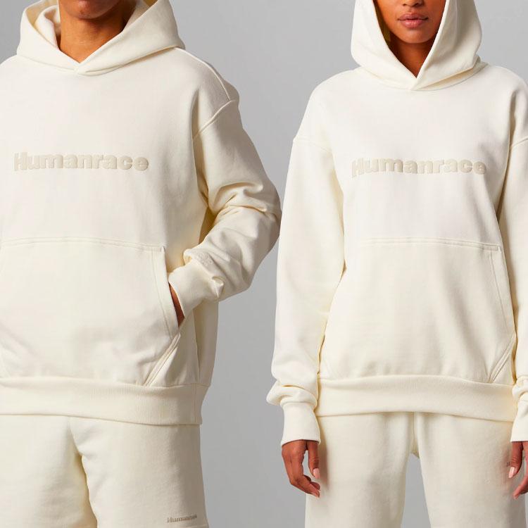 adidas X Pharrell Williams Humanrace Basic Hoodie Off White Мужские топы HG1815