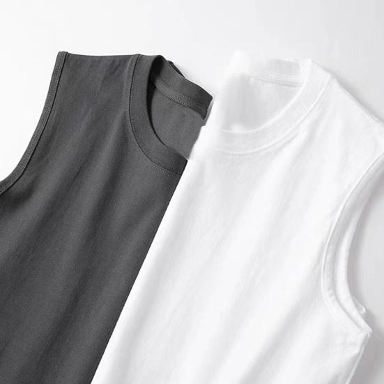 Унисекс, летний жилет для фитнеса, однотонный, бесшовный, с круглым вырезом, без рукавов, свободный, тонкий, эластичный, быстросохнущий пуловер, повседневный спортивный топ для спортзала