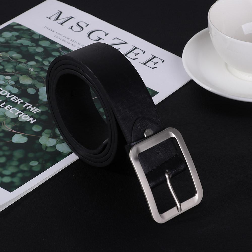 Waist Strap Belts High-Quality Waist Belts Casual Waistband Leather Dress Belt Square Pin Buckle