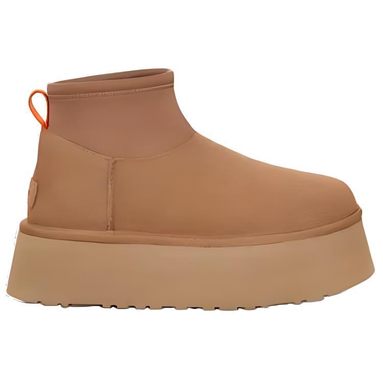 UGG Классические женские кроссовки Mini Dipper Chestnut коричневые 1168170-CHE