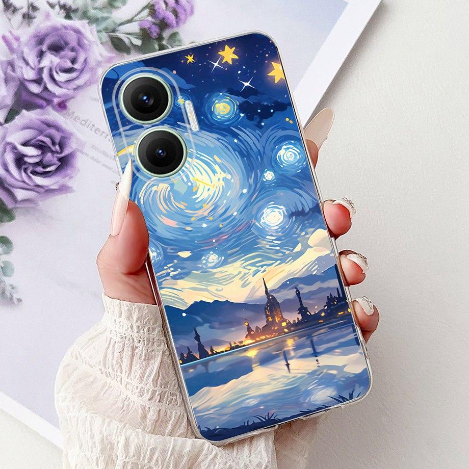 For Xiaomi Poco F7 Pro F7Ultra F6 Phone Case Dragon Love Heart Cartoon Pattern Back Cover For PocoF7 Soft Silicone TPU Bumper