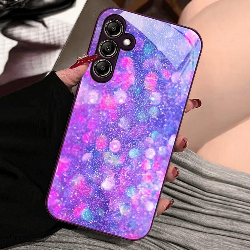 Закаленное Стекло Чехол Для Samsung A55 A56 A54 A53 A52 A52S A51 A50 A50S Чехлы Для Galaxy A34 A33 A32 A42 Жесткий ПК Стекло Чехол Для Телефона