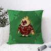 Cartoon Cute BBen Cushion Cover Eco Linen Pillow Case DoubleSided Print Breathable Durable Zipper Home Decor Gift