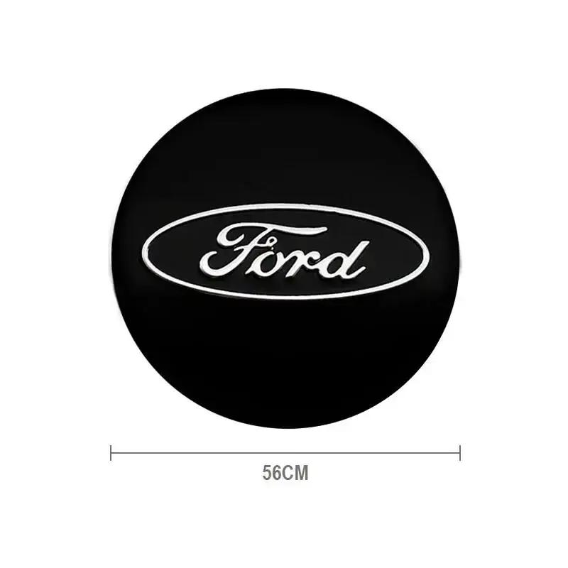 Car Sticker 2025 Hot 4Pc 56mm 60mm Car Wheel Hub Center Cap For Ford Ranger Focus Kuga Mustang Mondeo Fusion Esco Rim Cover Embl