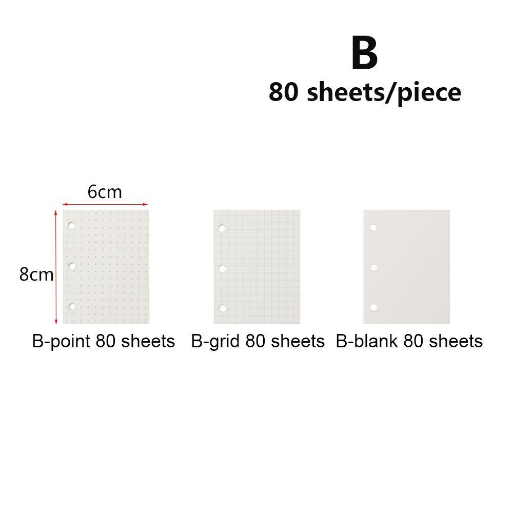 Блокнот на кольцах Внутренний блок Дневник 3 отверстия Сменные внутренние листы Листы для вставки