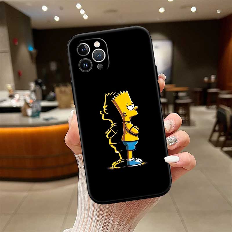 UP45 S-Simpsons New High-End Shell Phone Case for iPhone SE X XS XR 16E 17 11 Pro Max 8 7 6 6s Plus Air
