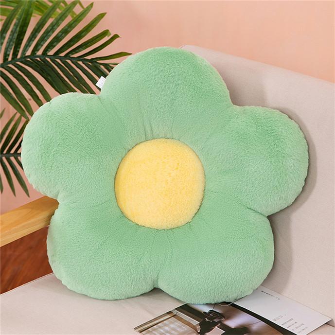Winter Thick Cushion Flower Circular Shape Soft Nap Office Classroom Chair Cushion Pillow Bedroom Floor