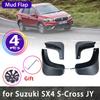 4X Для Suzuki SX4 Хэтчбек S Cross 2014~ JY Передние Задние Автомобильные Брызговики Грязезащитные Щитки Брызговики Аксессуары для Автомобиля