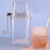 Manual Ice Crusher Rotary Handle Stainless Steel Blades Multifunctional Slushy Maker Snow Cone Shaved Ice Machine Kitchen Bar Essentials