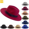 Fashion Men'S And Women'S Wool Top Hat Jazz Hat Gentleman'S Hat Felt Hat Jdl-17
