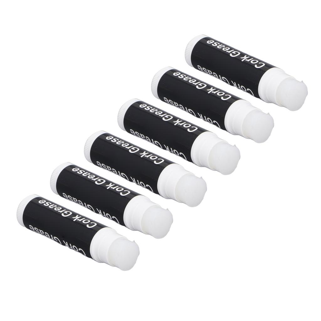 6Pcs Cork Grease Clarinet Saxophone Flute Lubricant Tube Cleaning Care Woodwind Instrument Accessori