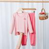 Children's Summer Modal Pajama Set - Long-Sleeve Air-Conditioned Suit for Boys & Girls