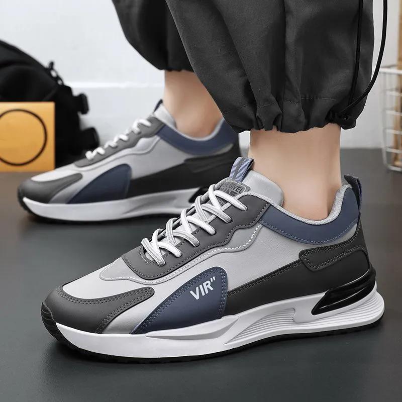 WTEMPO Мужская весенне-осенняя износостойкая обувь большого размера, легкие водонепроницаемые кроссовки с мягкой подошвой, повседневные кроссовки для бега