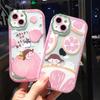 Чехол для телефона с милым мультяшным цветком и фруктами для Iphone 14 13 11 12 Pro Max Xs Max Xr X Xs 14pro, прозрачный противоударный бампер, мягкая задняя крышка