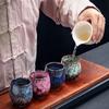Цветные милые мини-фарфоровые керамические изделия в китайском стиле, столовые принадлежности, чайная чашка, посуда для напитков, чашки кунг-фу