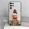 Модель K-Кендалл Николь J-Дженнер Чехол для телефона для Samsung S25,24,23,22,30,21,10,9,Ultra,Plus,Lite,FE,4,5 G Мягкий черный чехол