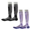 Yousheng Женские утепленные лыжные носки из шерстяной смеси, до колена, термоноски, дышащие компрессионные спортивные носки с защитой от запаха для зимних видов спорта, походов, охоты