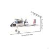 Fixed Wing RC Glider Builtin Stabilization System Plane ShockResistant FixedWing Foam