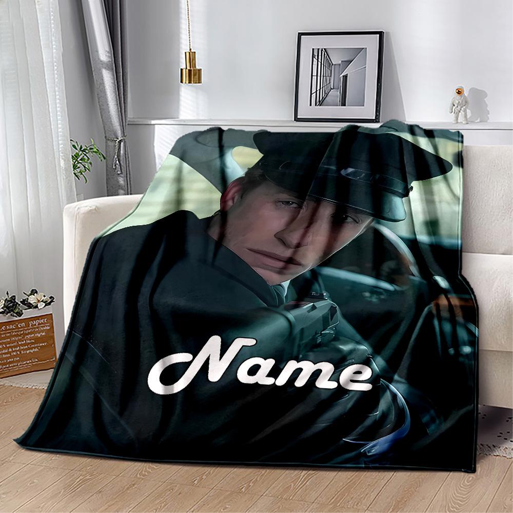 Nighttime Driver's Journey Blanket Soft & Cozy Great for Chair Sofa Seaside Four Seasons Universal Digital Print Gift for Travel Home Birthdays