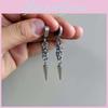 Gothic Stainless Steel Pendant Necklace With Geometric Design For Men And Women